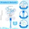 50 Bear Baby Shower Fans – Handheld Party Favors, Gender Reveal Decor (Blue)